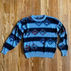 Vintage pattern sweatshirt